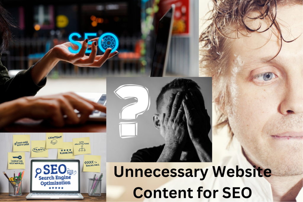 Unnecessary Website Content for SEO