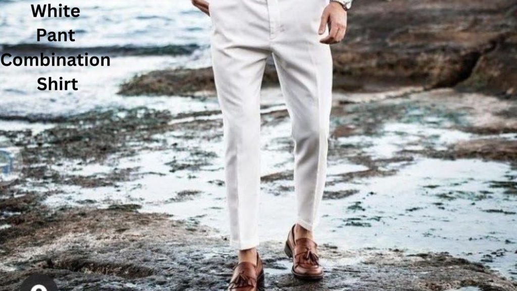 White Pant Combination Shirt